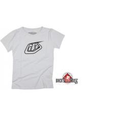Camiseta Troy Lee Designs Logo - Branca - Feminina 